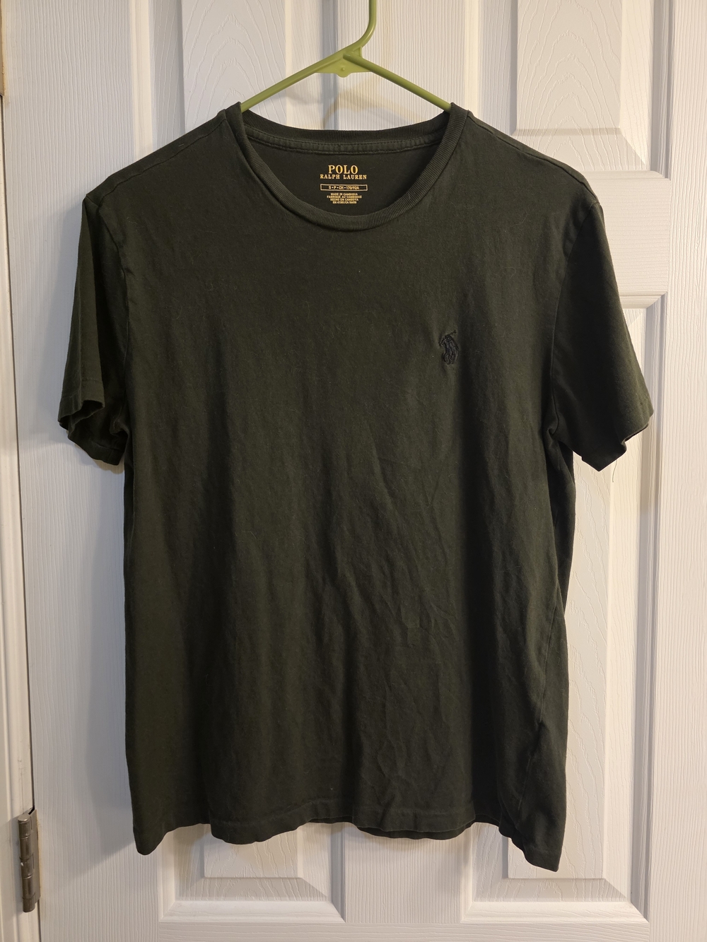 Polo by Ralph Lauren Men's Dark Green Crewneck T-Shirt